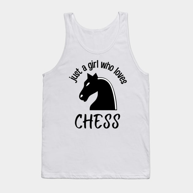 just a girl who loves chess Tank Top by chimmychupink